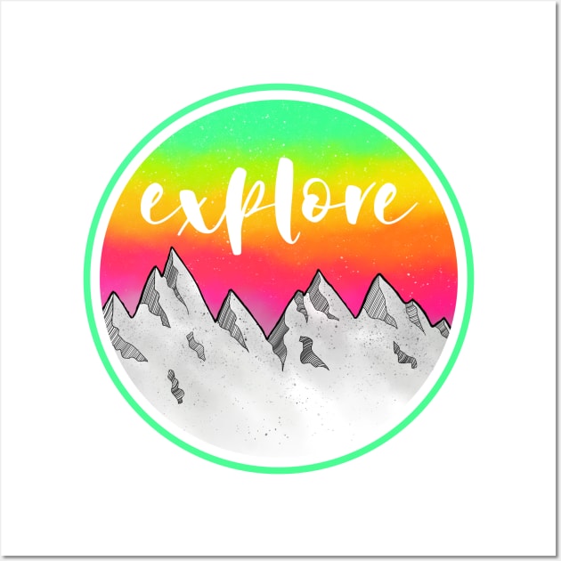 Mountains Explore Wall Art by mailboxdisco